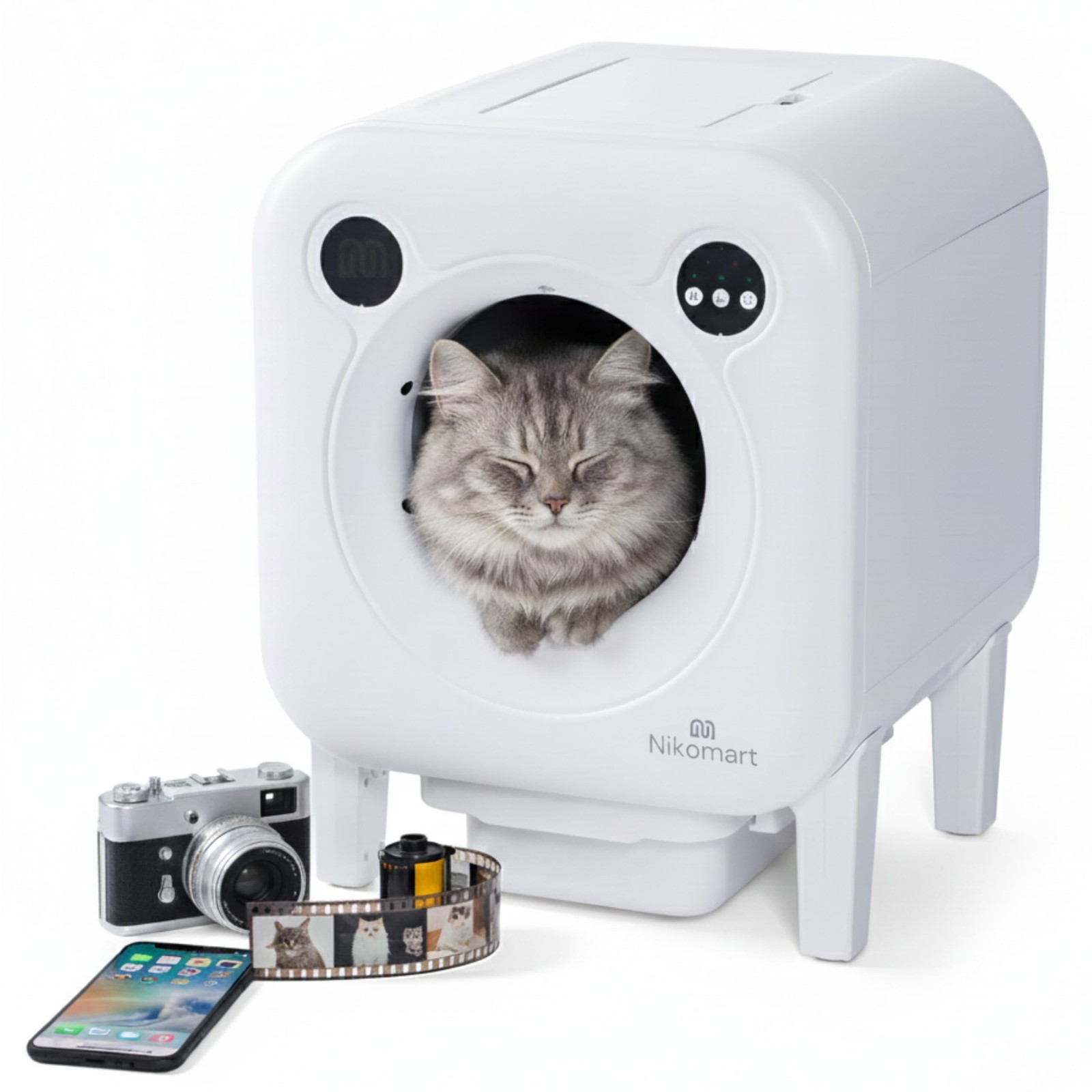 75l Extra Large Capacity For Multiple Cats Sel