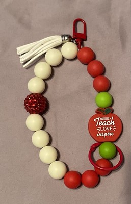 Wristlet keychain handmade Teacher price per each