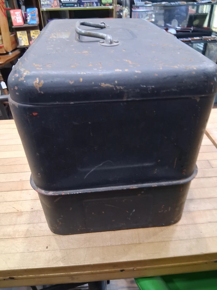 Холодильник для сундука со льдом металлический с тиснением Coca-Cola, черный перекрашенный - Изображение 4 из 4