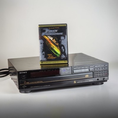 FOR PARTS Vintage Sony 5 Disc CD Player CDP-C70 Japan Gets Power + Gift