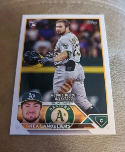 2023 Topps Update #US181 Shea Langeliers Oakland Athletics