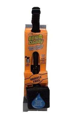 SCRUB DADDY 810044131147 BBQ DADDY GRILL BRUSH BRISTLE STEAM CLEANING SCRUBBER