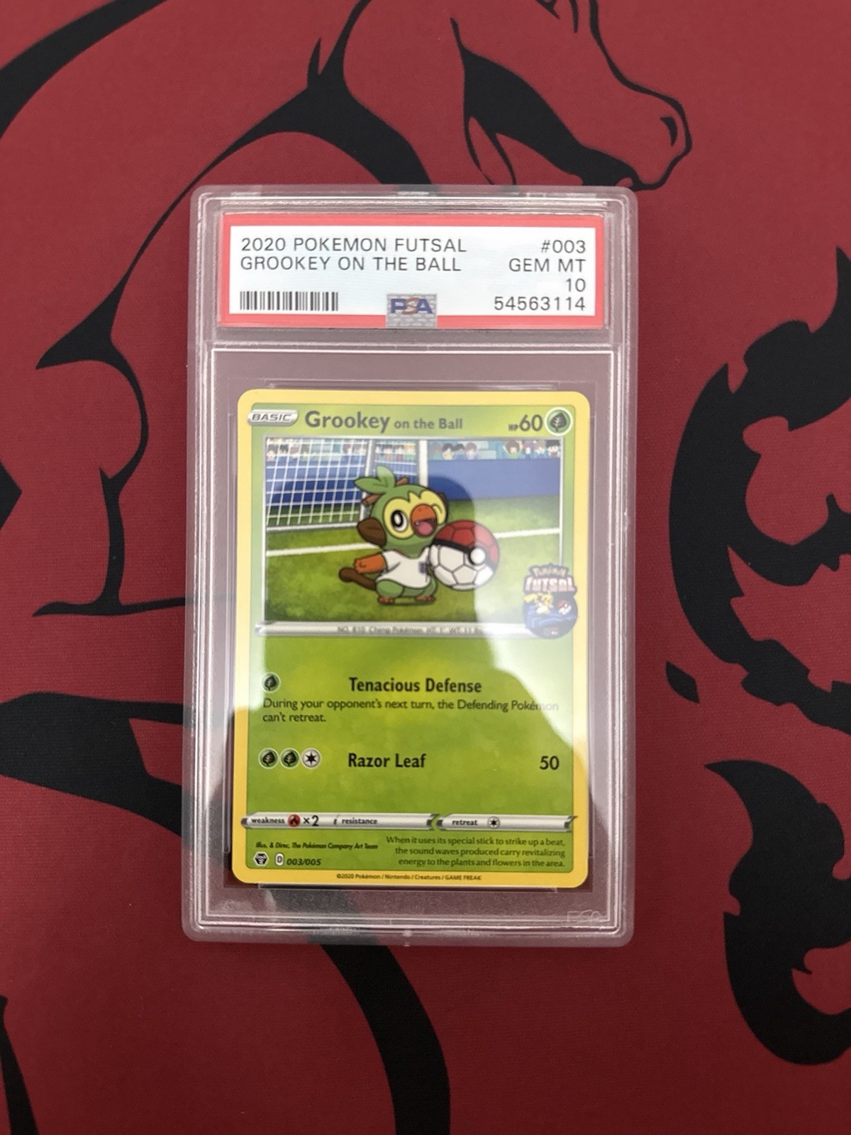 Grookey on the Ball - (Pokemon Futsal) 003/005 PSA 10