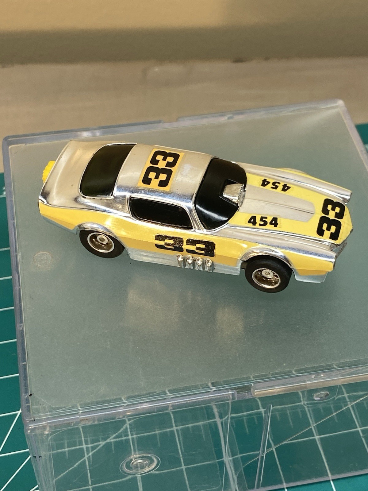 Vintage Tyco Chevy Camaro Slot Car Fully Functional Tested Works Great