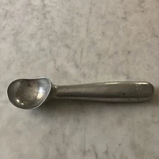 Vintage NUROLL Ice Cream Scoop Heavy Duty Metal Aluminium Made In Ohio, USA