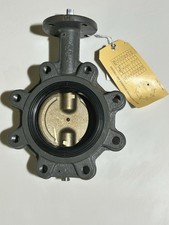 Milwaukee 4" Butterfly Valve MW222B 4, Wafer, Cast Iron, 200 PSI, Buna Liner