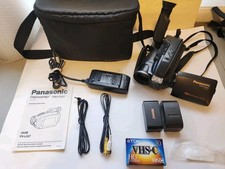 MINT READ Panasonic PV-L557D VHS-C Palmcorder BUNDLE CHARGER, BAG, MANUAL 