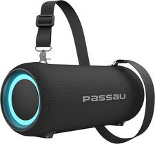 Passau Portable Bluetooth Speakers Loud 40W Peak Stereo Sound, Passive Radiators