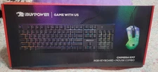 iBuyPower Chimera KM-7 RGB Keyboard and Mouse Combo NEW SEALED