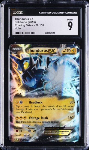 Thundurus-EX graded CGC 9 for sale on eBay