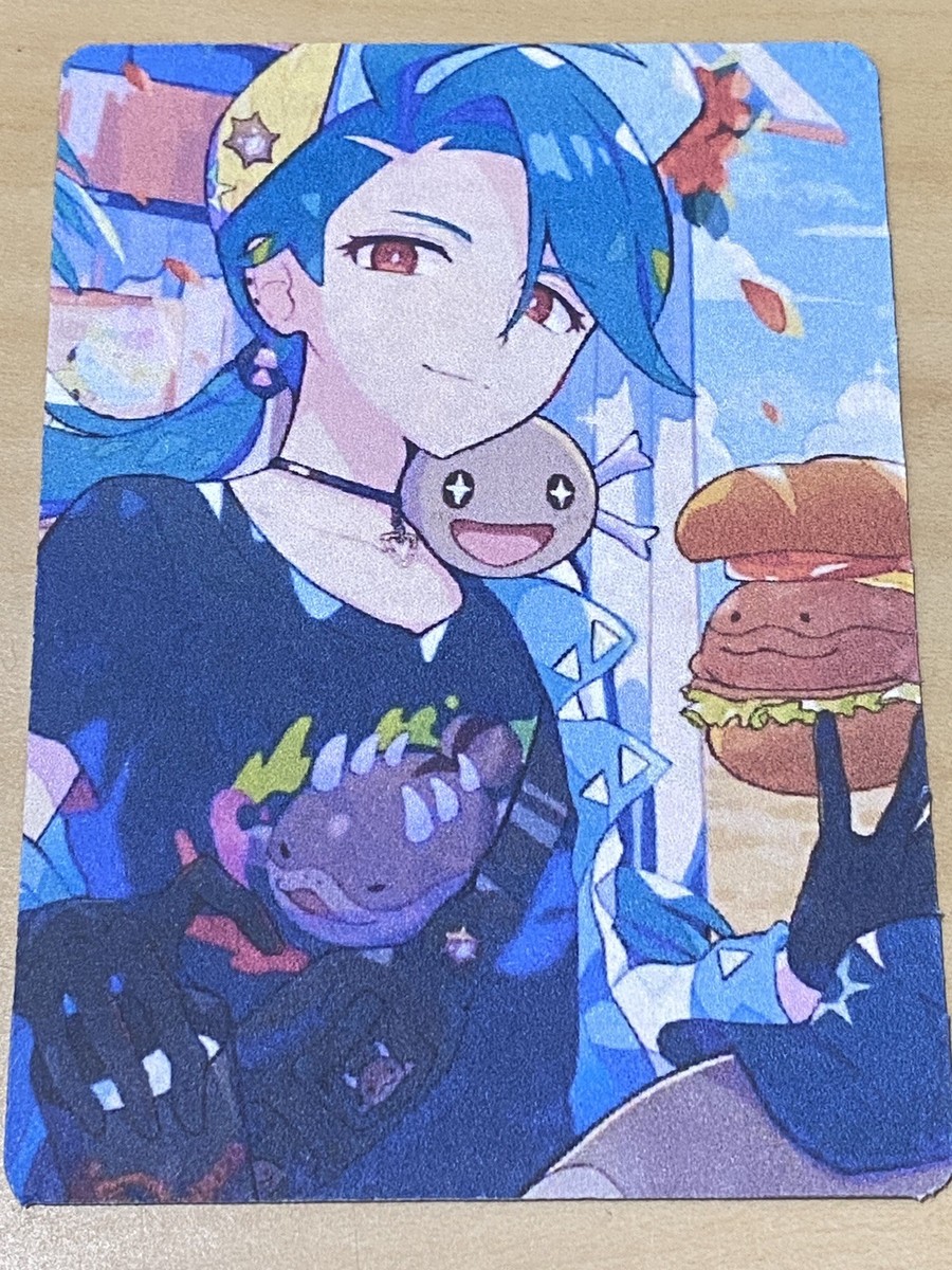 Anime ART STYLE Rika Fan Full Art Pokemon Custom Card/perfect bookmark