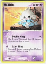 Pokemon TCG Meditite Hidden Legends 65/101 Common LP