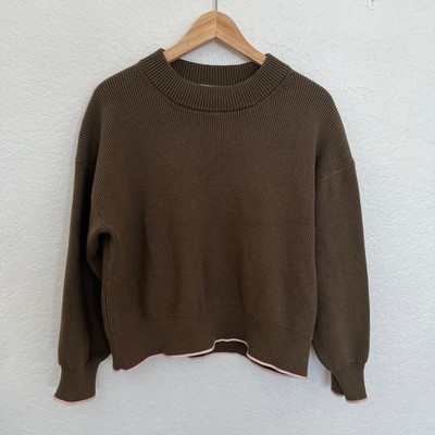 Scotch & Soda Women s XL Olive Green Knit Sweater