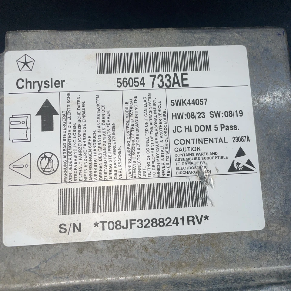 Módulo de control de bolsa compatible con 09-11 Dodge Journey 56054711AD Foto 2 de 4