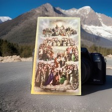 New 2.25” X 4” Holy Card All Saints  With Surprise In Heaven Poem 