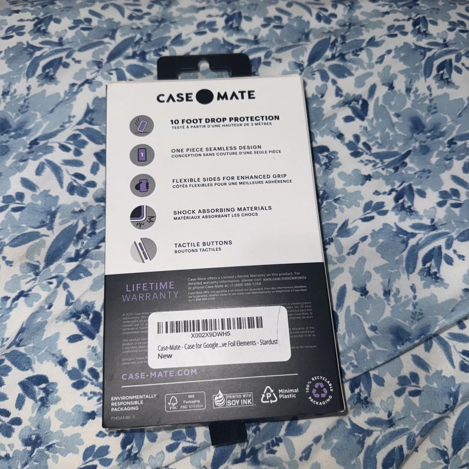 Case-Mate Twinkle Ombre Series Hybrid Case for Google Pixel 5 - Stardust Glitter - Image 2 of 2