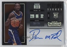 2017 Panini Contenders Rookie Variation Playoff Ticket 28/35 Davon Reed Auto 5w7