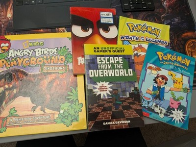 Lot Bundle of 5 VIDEO GAME THEME Pokémon Angry Birds Minecraft VERY GOOD See Pic
