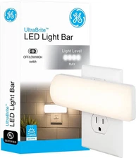 GE Ultrabrite LED Light Bar 200 Lumens Plug-In Night Light with Hi/Low SwitchNew