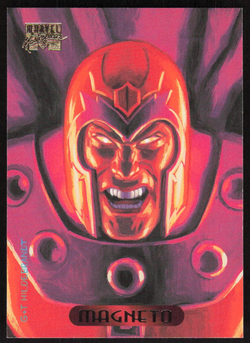 1994 Fleer Marvel Masterpieces Hildebrandt Brothers Magneto Card #70