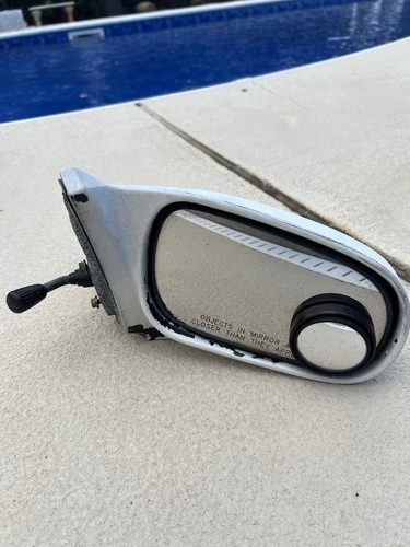 96-00 HONDA CIVIC - HATCHBACK - PASSENGER RIGHT SIDE VIEW MIRROR - MANUAL OEM