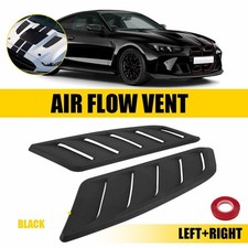 For Dodge Ram 1500 3500 2500 Black Car Front Air Hood Vent Cover Decor Trim Pair