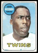 John Roseboro 1969 Topps #218 Minnesota Twins VG
