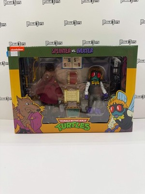 NECA Reel Toys Nickelodeon Teenage Mutant Ninja Turtles Splinter vs. Baxter
