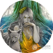 ESCA Dark Beauties Silver Coin 2$ Niue 2025