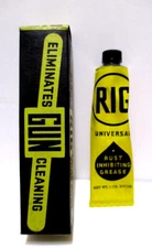 vintage RIG Eliminates GUN Cleaning Grease in original Advertising Green Box