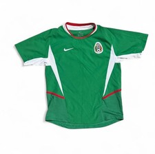 Vintage Nike 2003/2004 Mexico National Team home soccer jersey Kids Size S