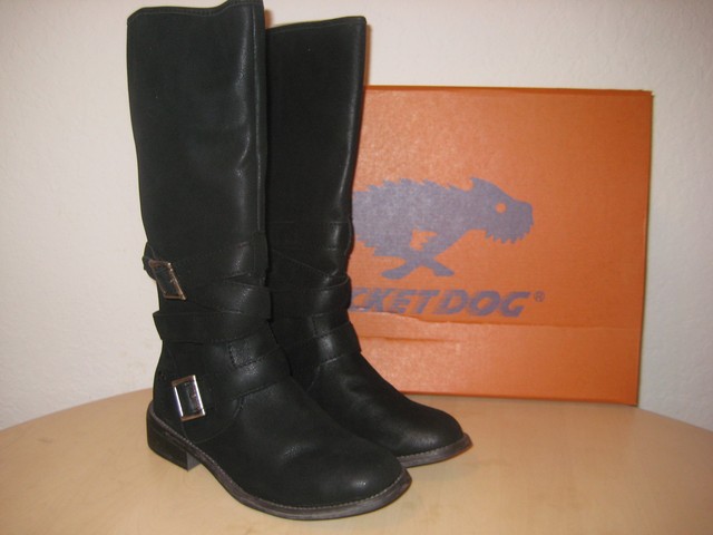 rocket dog knee high boots