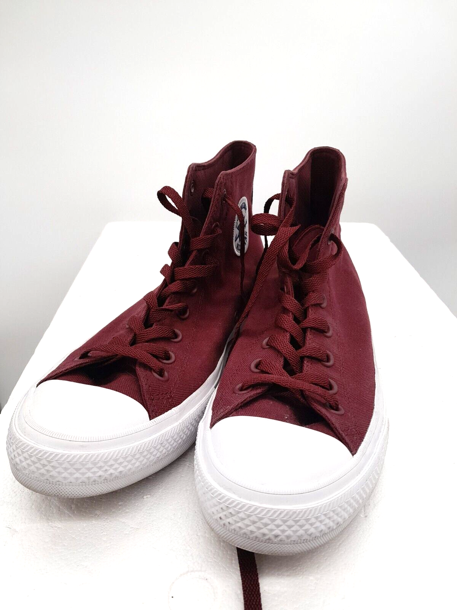 CONVERSE Chuck Taylor All STAR Lunarlon Canvas Burgundy Size 11.5