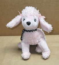 Ty Beanie Baby Brigitte The Pink Poodle Dog Stuffed Animal Vintage