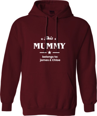 Personalisiert Mutter Tag Kapuze Kinder Love Lustig Familie Celebration Geschenk