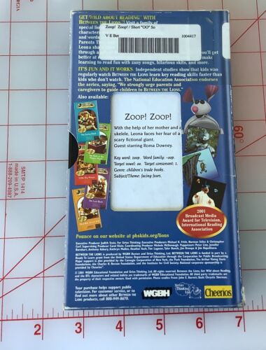 Between The Lions VHS Video Zoop! Zoop ! Free Shipping - Picture 2 of 4