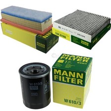 MANN-FILTER Inspektionspaket Filtersatz für Fiat 500 1.2 Lancia Ypsilon