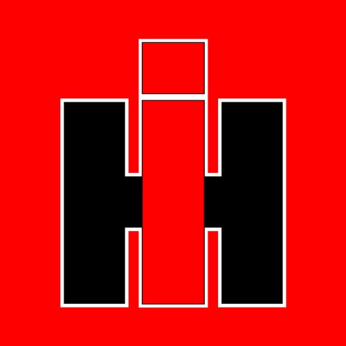 International Harvester Premium Vinyl Decal Sticker 2pack Tractor Logo