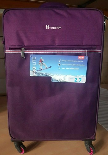 It Luggage Liga Pro Lite 4 ruedas maleta medio 67cm Deep Purple | eBay