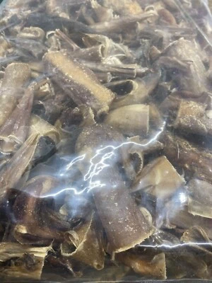 PAWS PARADISE 1kg Offcut Wonky Bulls Pizzle Dog Chew Bully Treat Sticks Cut Ends Bites Pieces