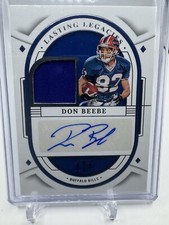2023 National Treasures Don Beebe Lasting Legacies Patch Auto 66/99 #LLE-DBE