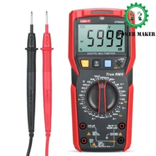 UNI-T TRUE RMS Digital Multimeter AC DC Volt Amp meter LED NCV Test Cap Ohm Freq