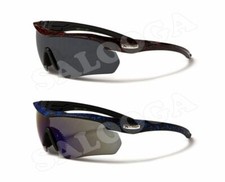 X Loop Sunglasses Sport Half Frame One Piece Shield Lens Cycling Baseball Men