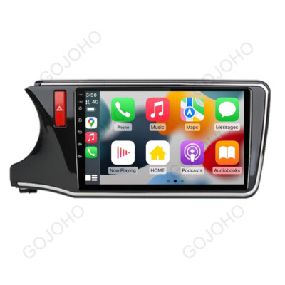 64GB Android 13 Car Stereo Radio WIFI GPS Navi CarPlay For Honda City 2014-2017