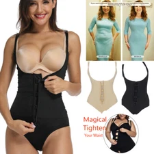 Fajas Colombianas Reductoras Women Full Body Shaper Post Surgery Girdle Bodysuit