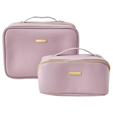 #Improvements Beauty Travel Cosmetic/Toiletries Organizer - Set of 2 (Pink)