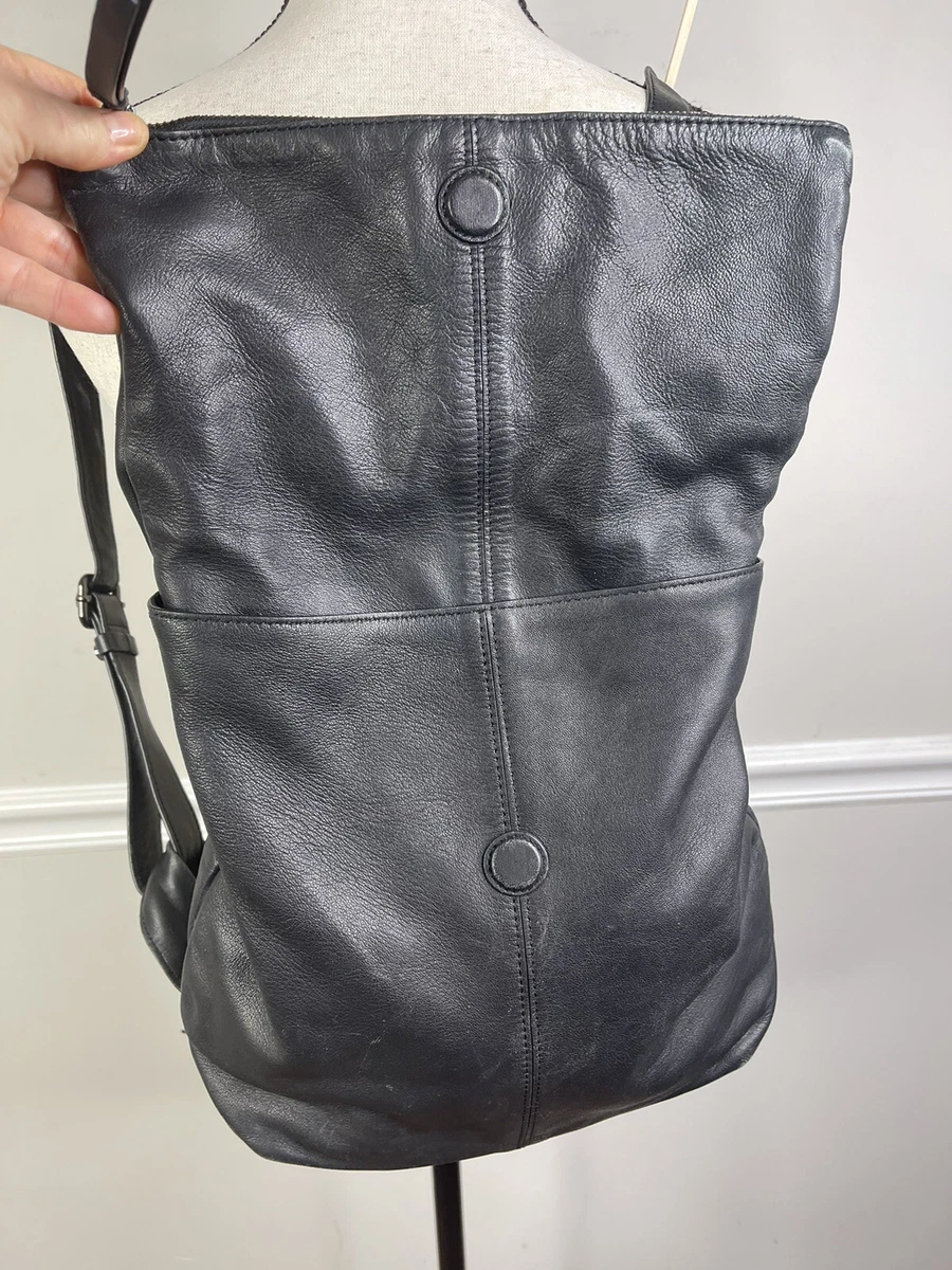 Soft Leather Crossbody Bag - Black - Shoulderbags - & Other Stories