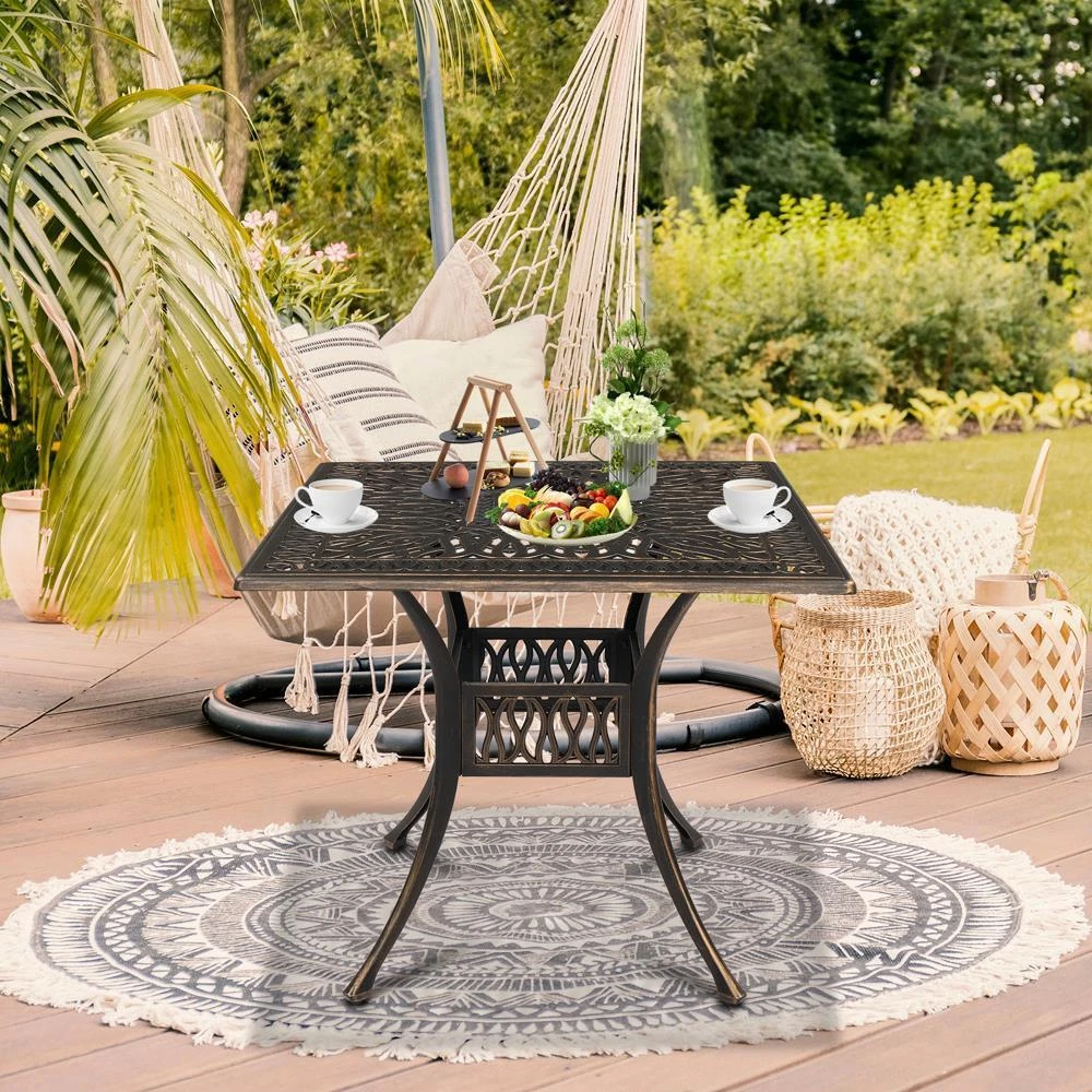 Square patio bistro table sale