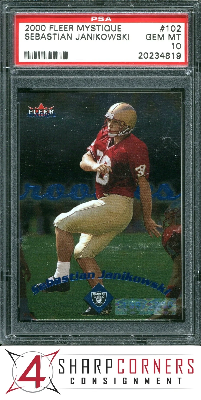 Sebastian Janikowski Fleer Mystique #102 Base