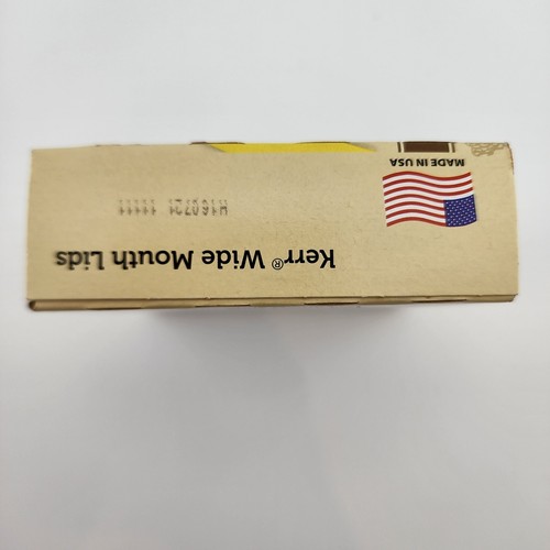 Kerr Wide Mouth Canning/Mason Jar Lids. Box of 12 Suretight Lids. 2139399 - Picture 3 of 4